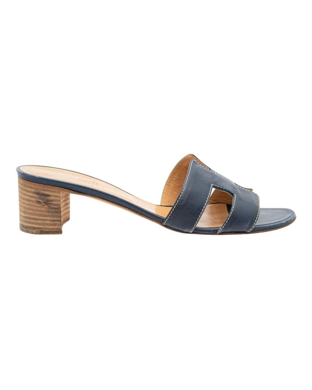 Sandali usati di Hermès in Blu | Lyst