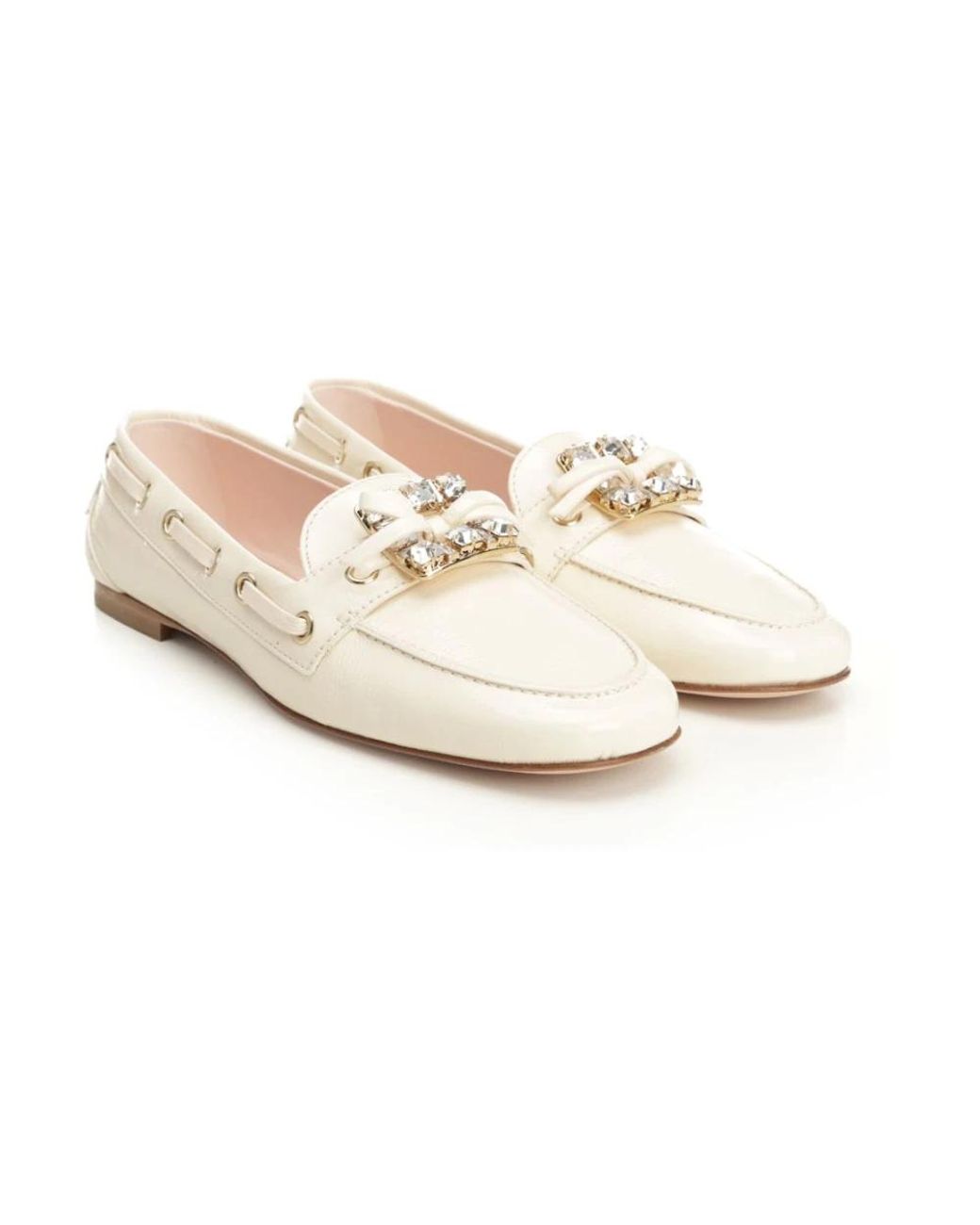 Roger Vivier Natural Boat Shoes