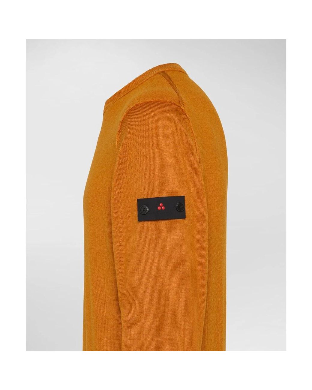 Peuterey Brown Round-Neck Knitwear for men