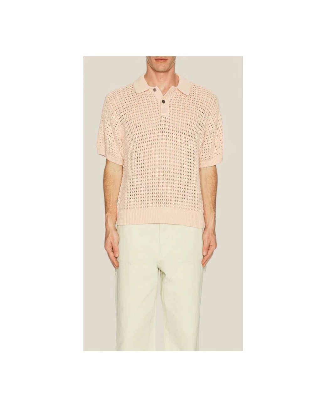 Obey Pink V-Neck Knitwear for men
