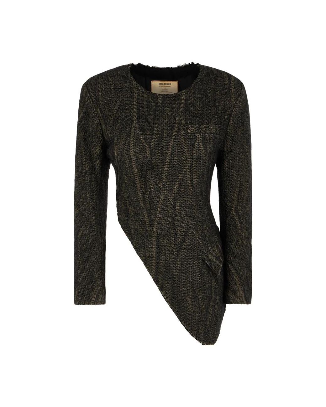 Uma Wang Black Long Sleeve Tops