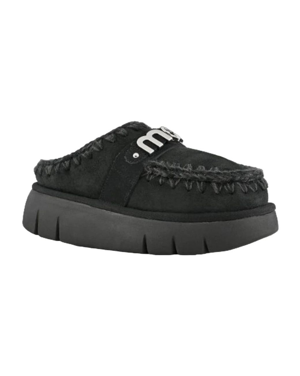 Mou Black Lederstiefel