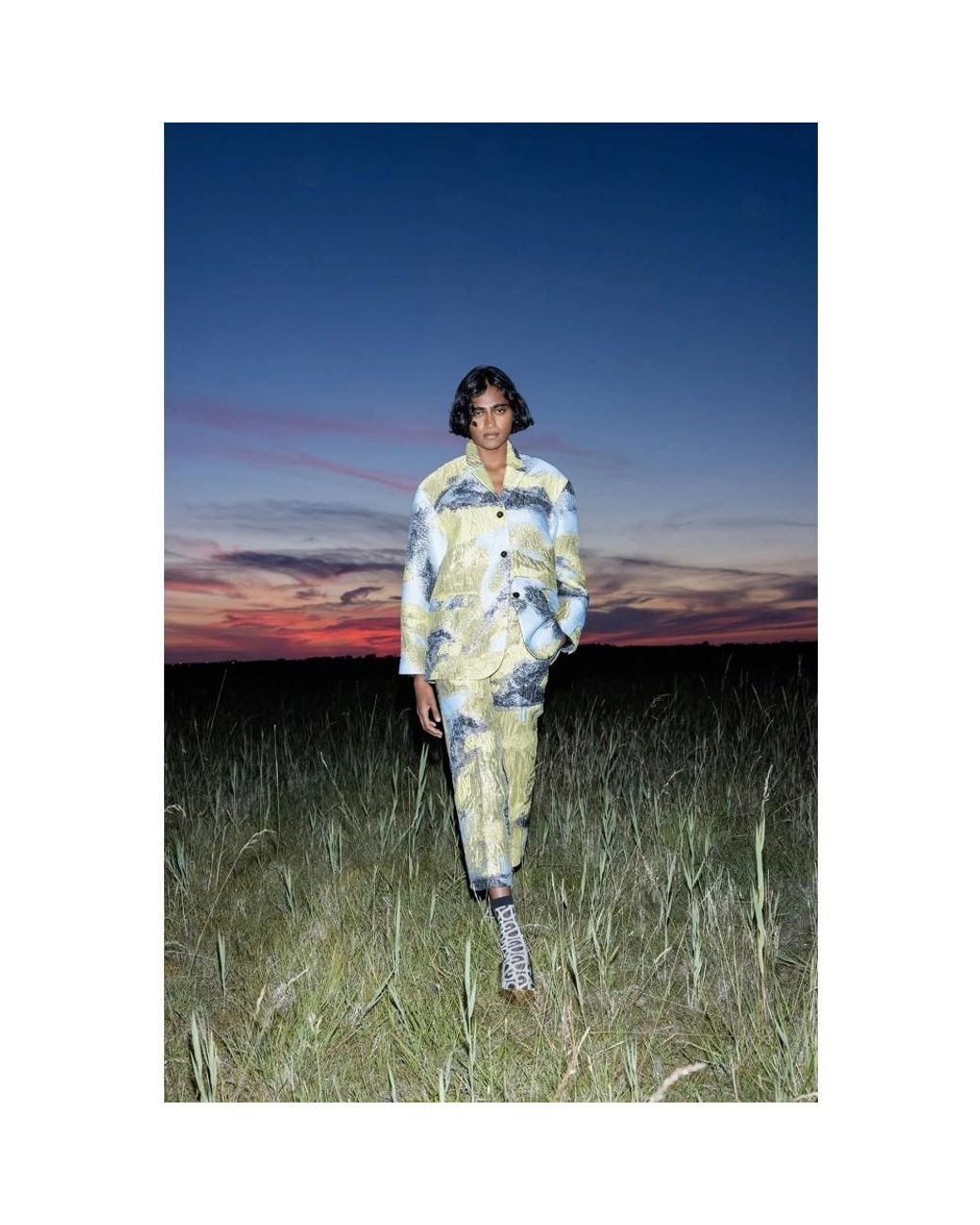 Stine Goya Yellow Straight Trousers