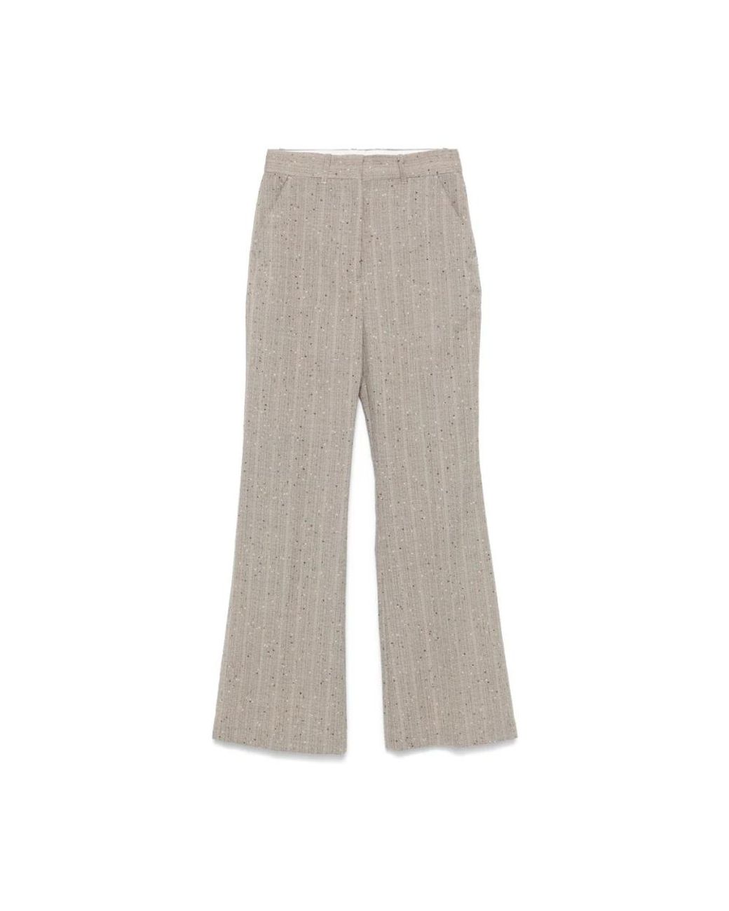 Mark Kenly Domino Tan Gray Wide Trousers