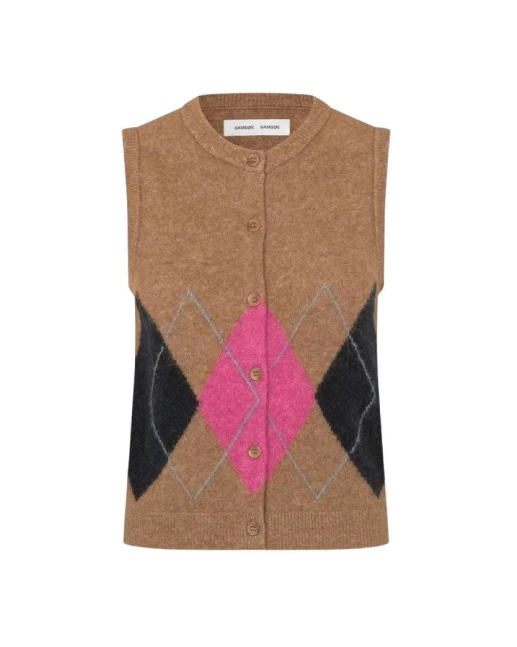 Cardigans Samsøe & Samsøe de color Brown