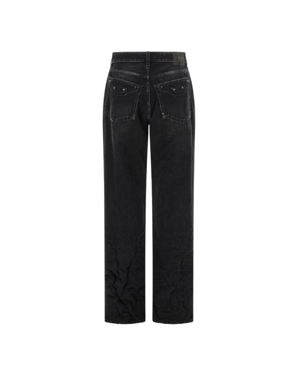 Balenciaga Black Straight Jeans