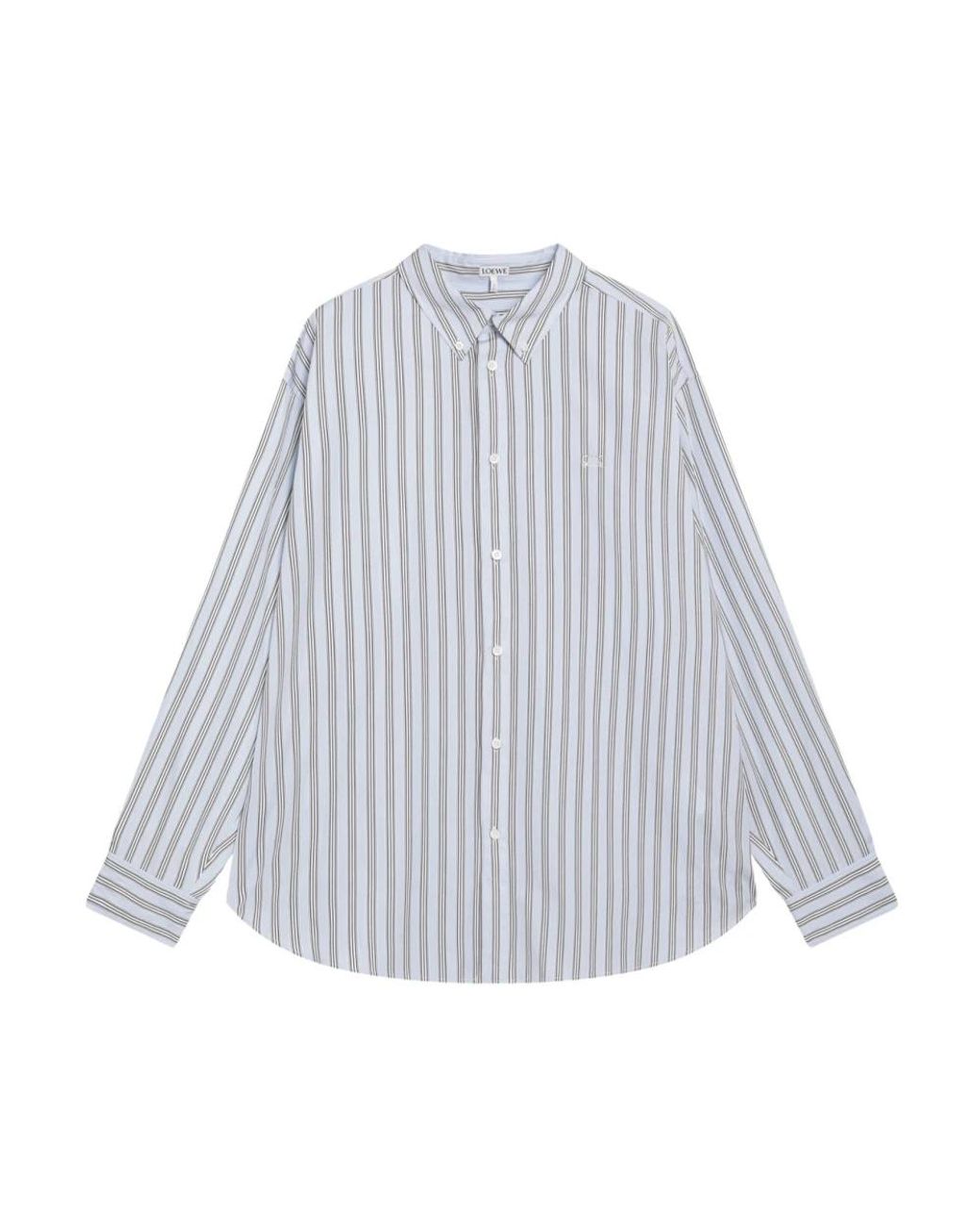 Loewe Gestreept Shirt in het Blue voor heren