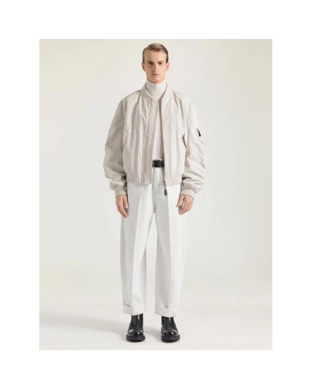 Givenchy White Bomber Jackets for men