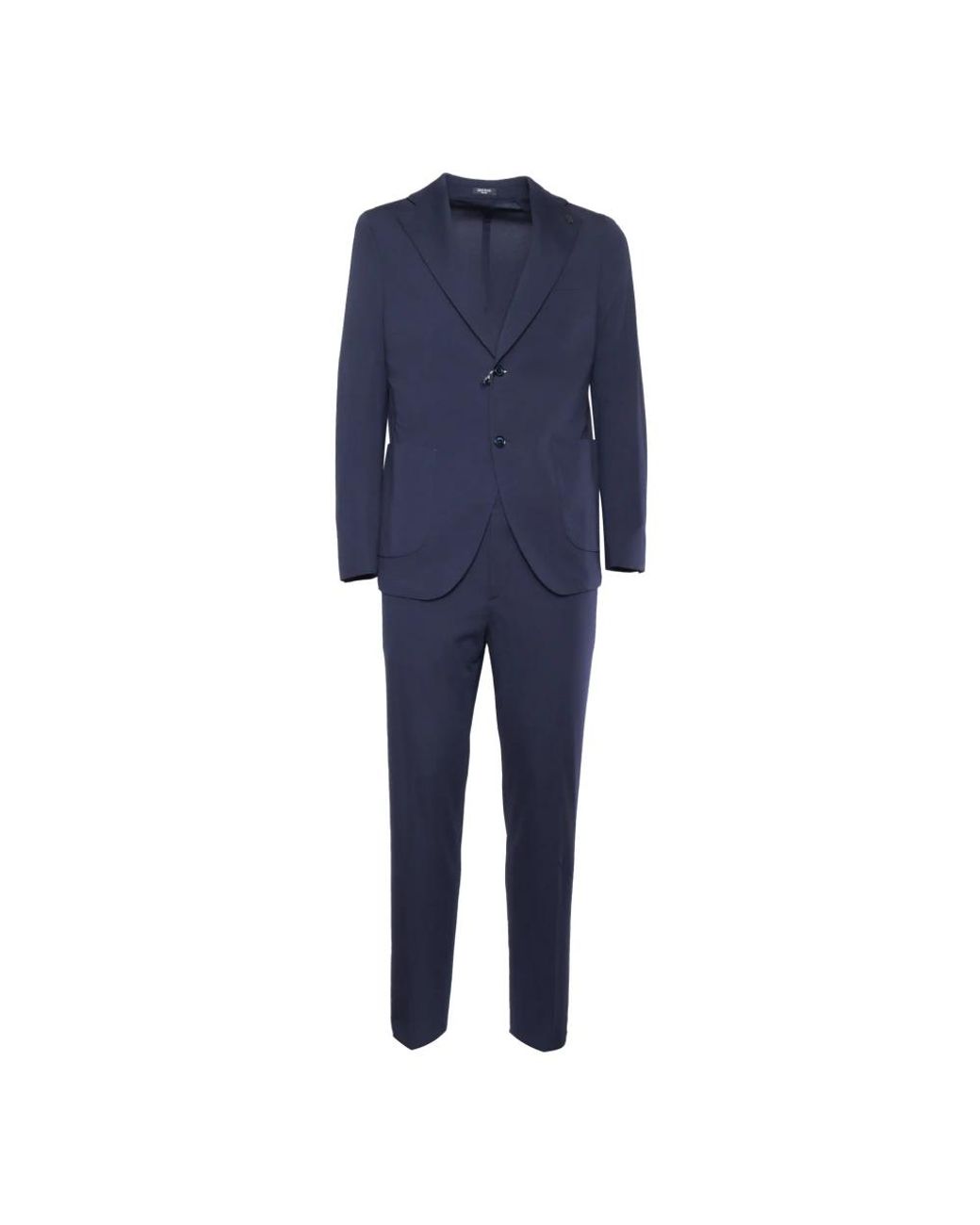 BRERAS Milano Blue Single Breasted Suits for men