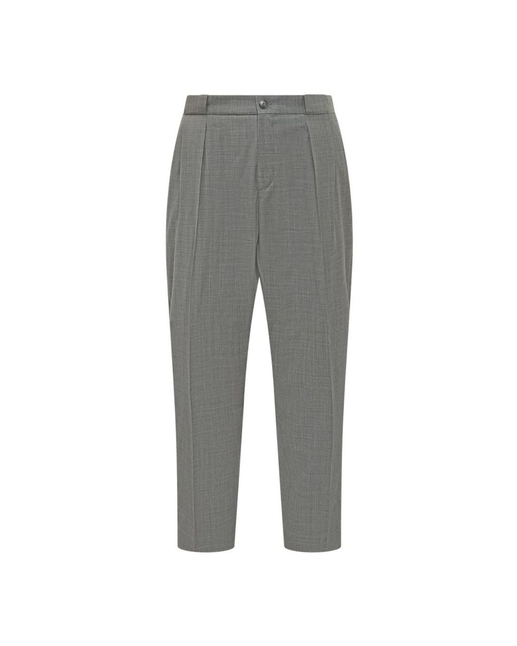 Boss Gray Suit Trousers for men