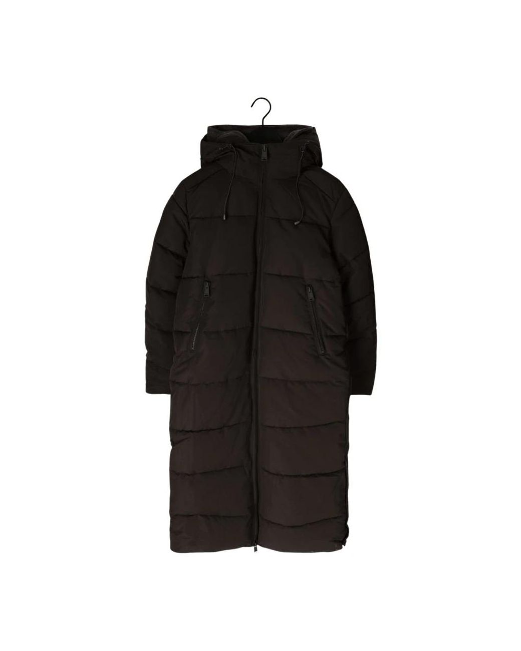 WITHBLACK Jassen ,Zwart ,Polyester Wblsophie Maxi Puffer Jas in het Black