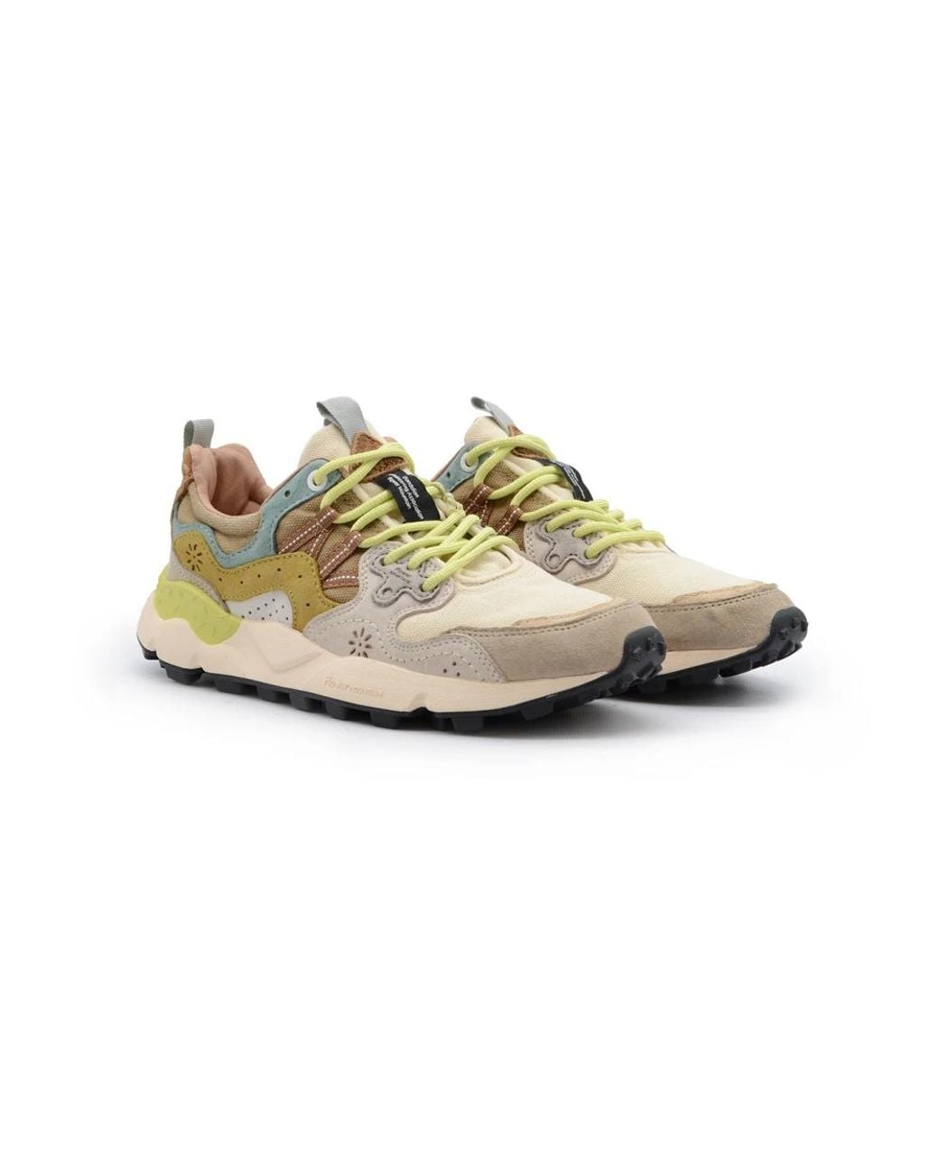 Flower Mountain White Sneakers for men