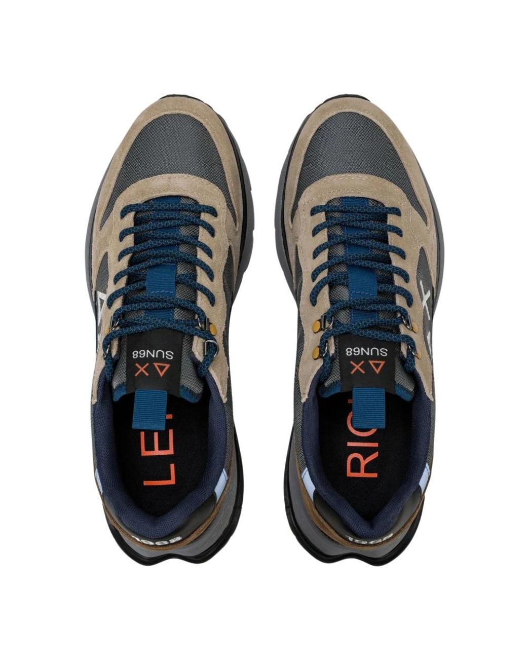 Sun 68 Blue Sneakers for men