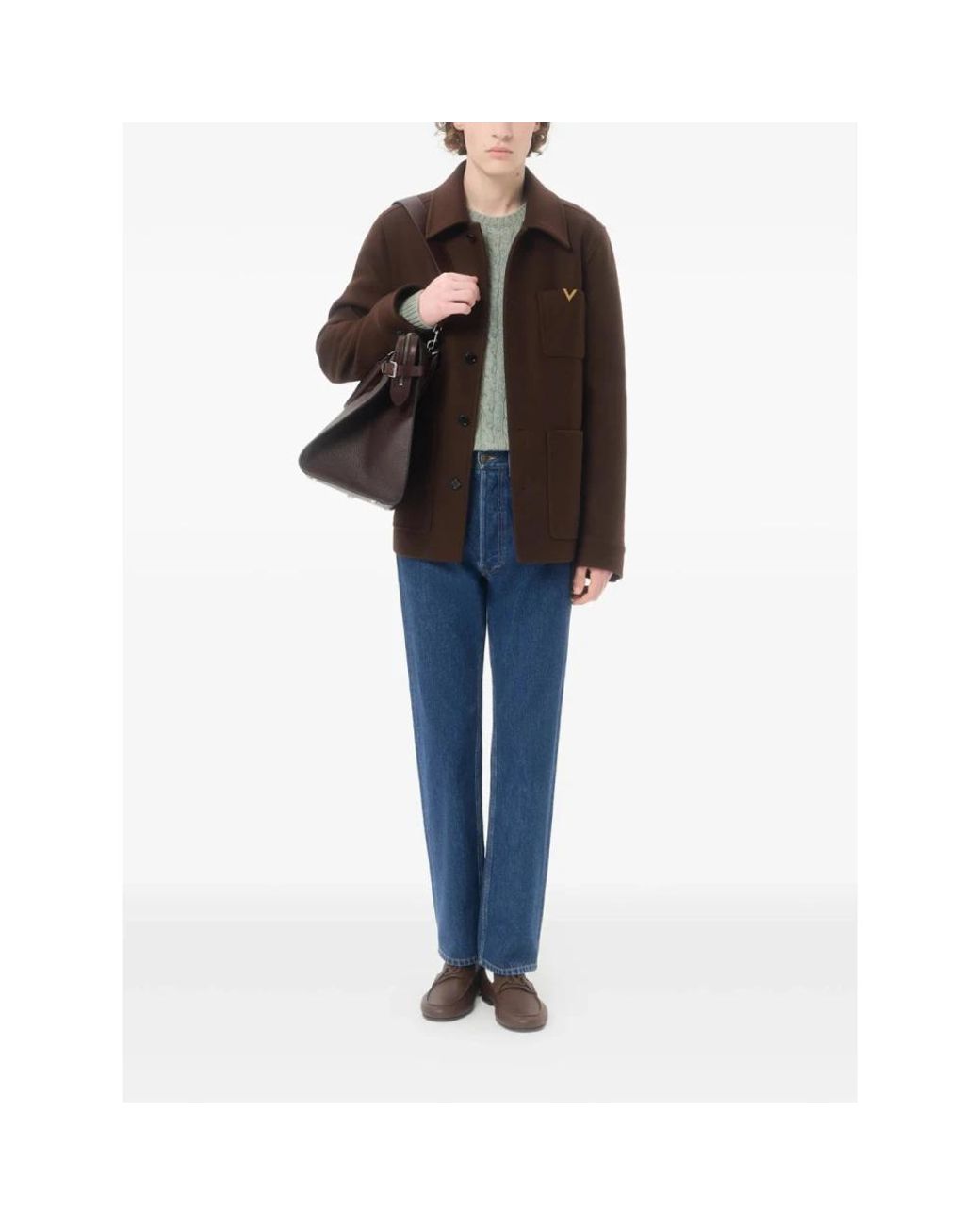 Valentino Garavani Brown Light Jackets for men