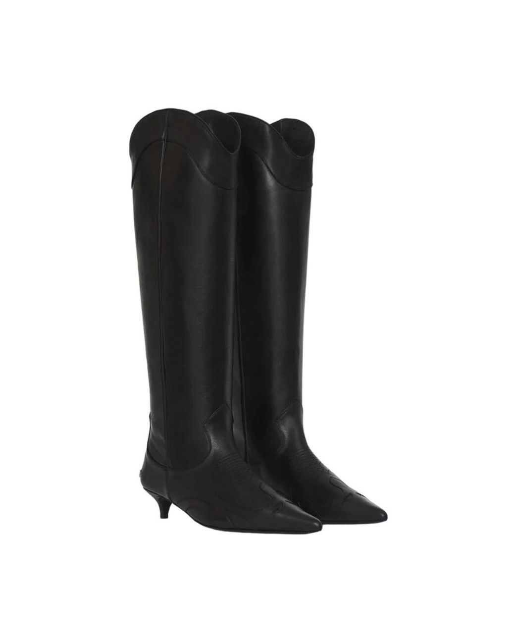 Anine Bing Black High Boots