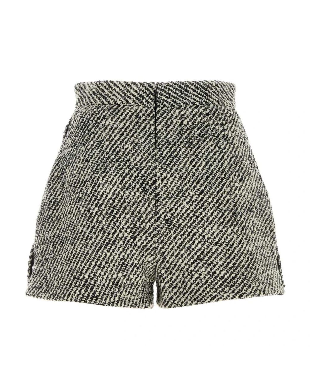 Versace Gray Short Shorts