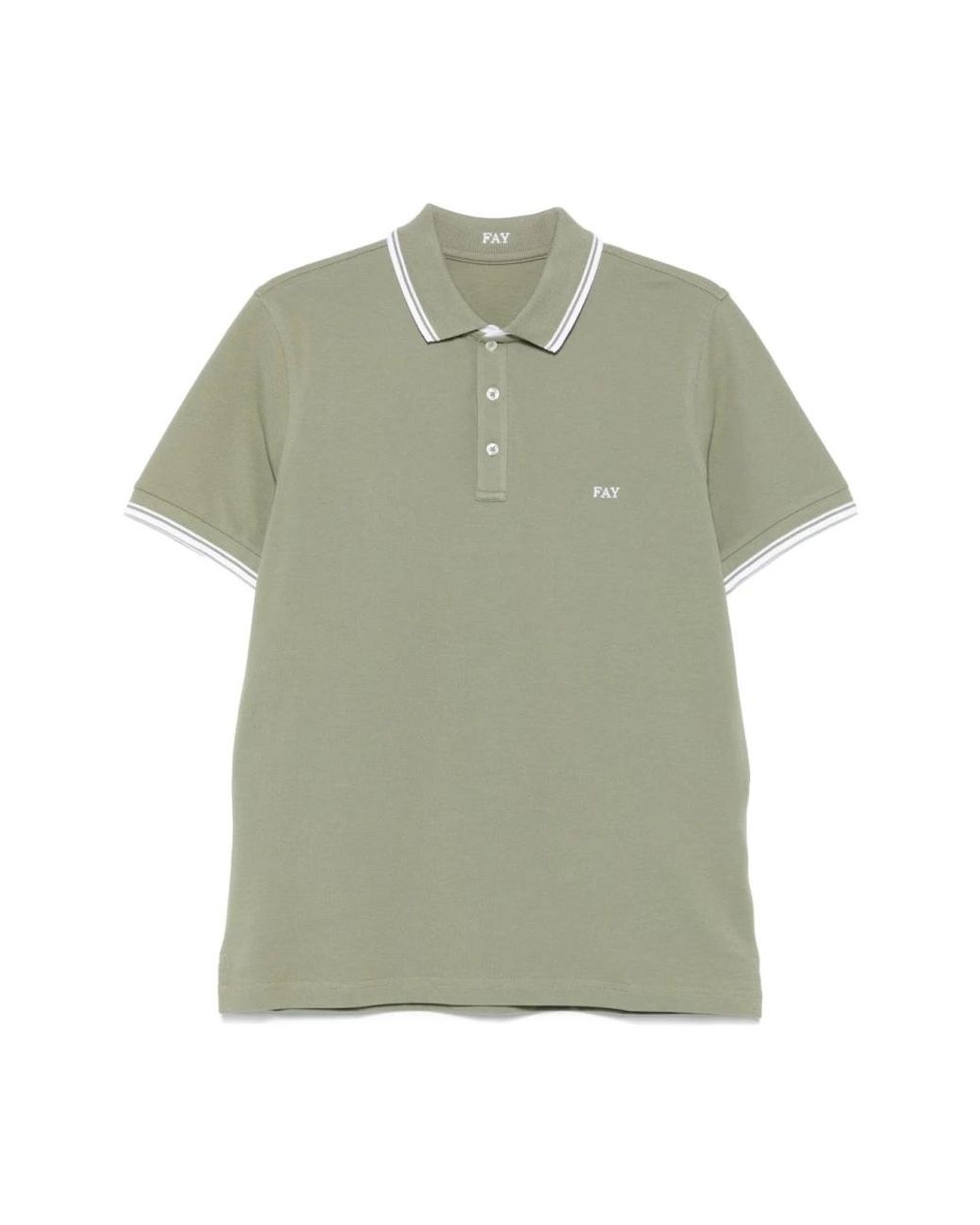 Polo Shirts Fay pour homme en coloris Green