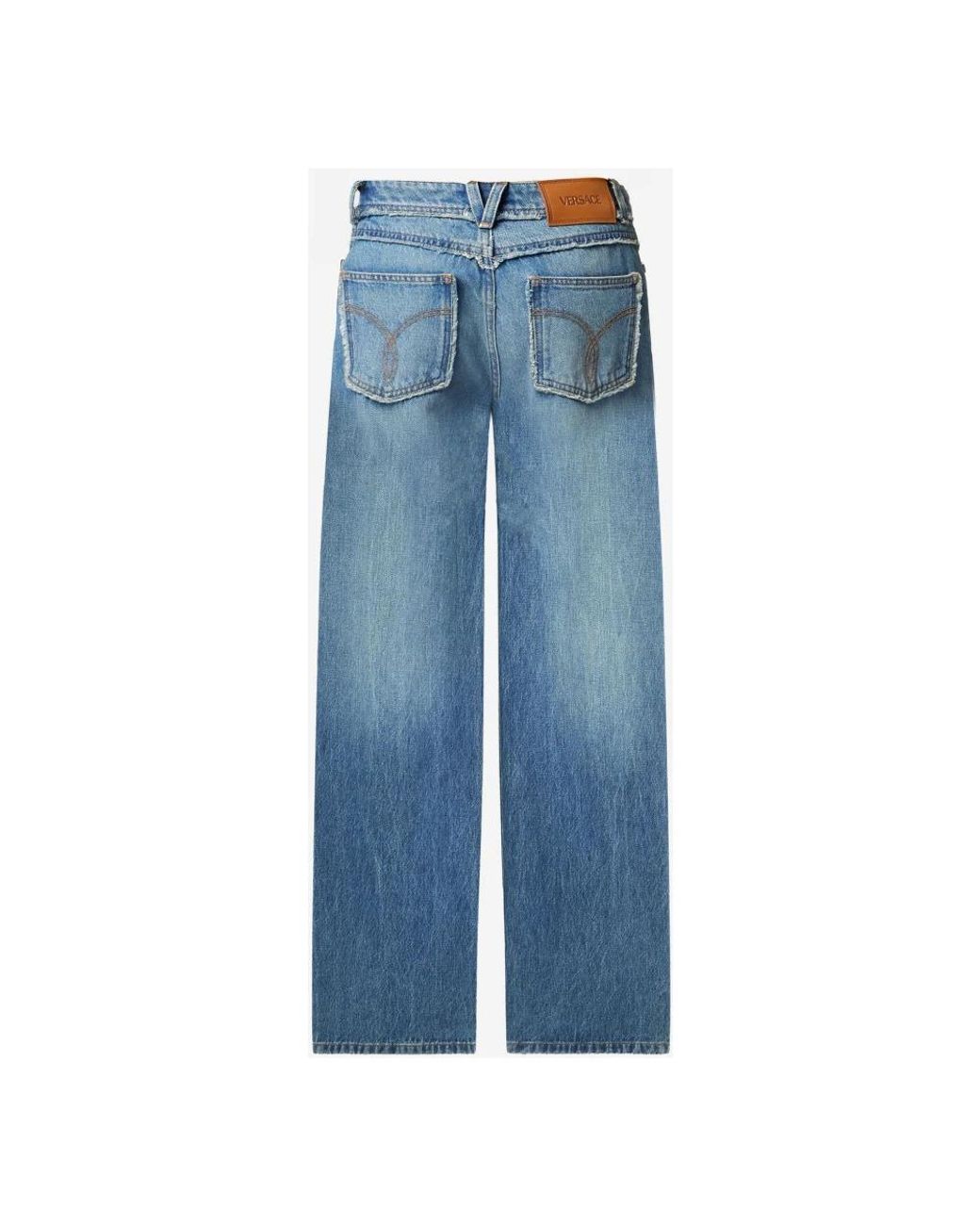 Versace Blue Straight Jeans