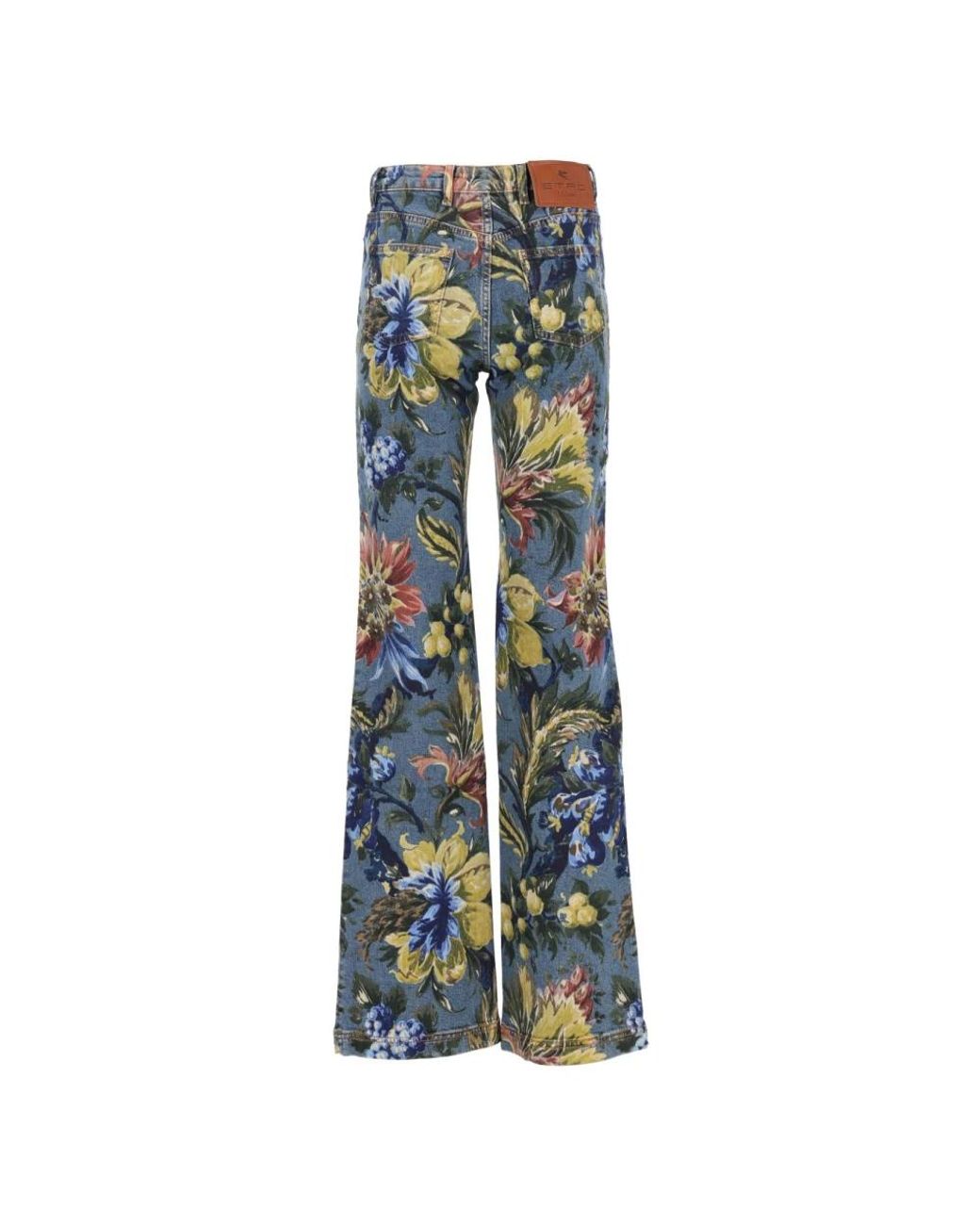 Etro Blue Wide Jeans