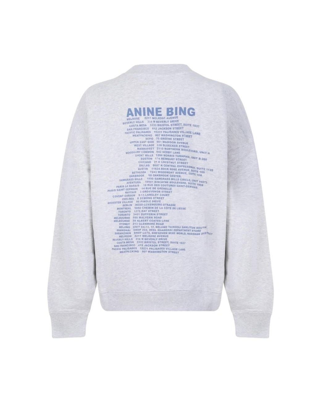 Anine Bing Blue Sweatshirts