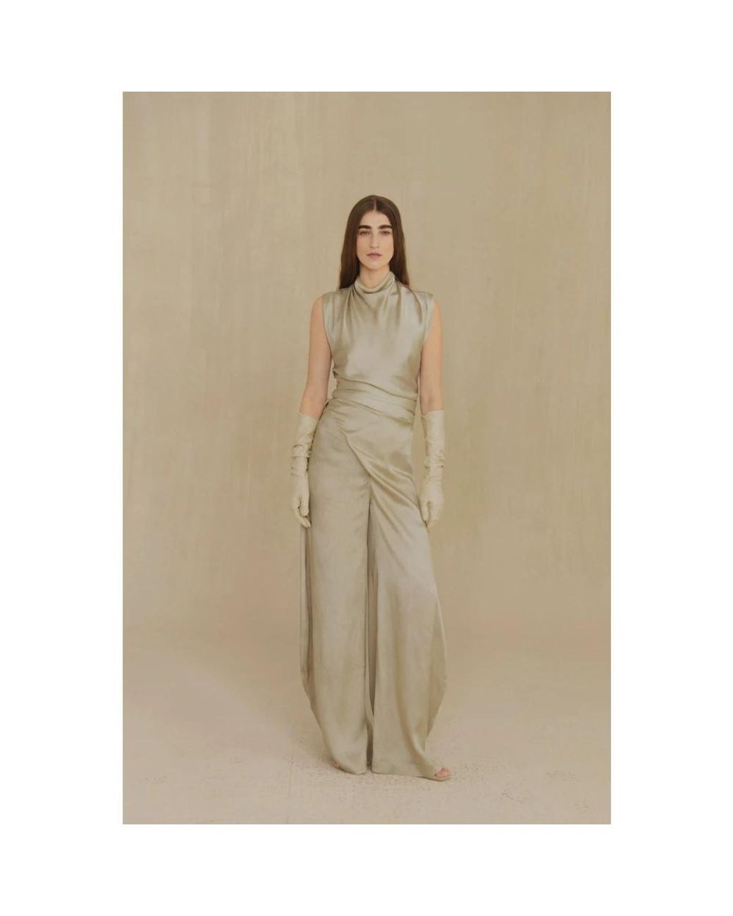 Cortana Natural Tapered Trousers