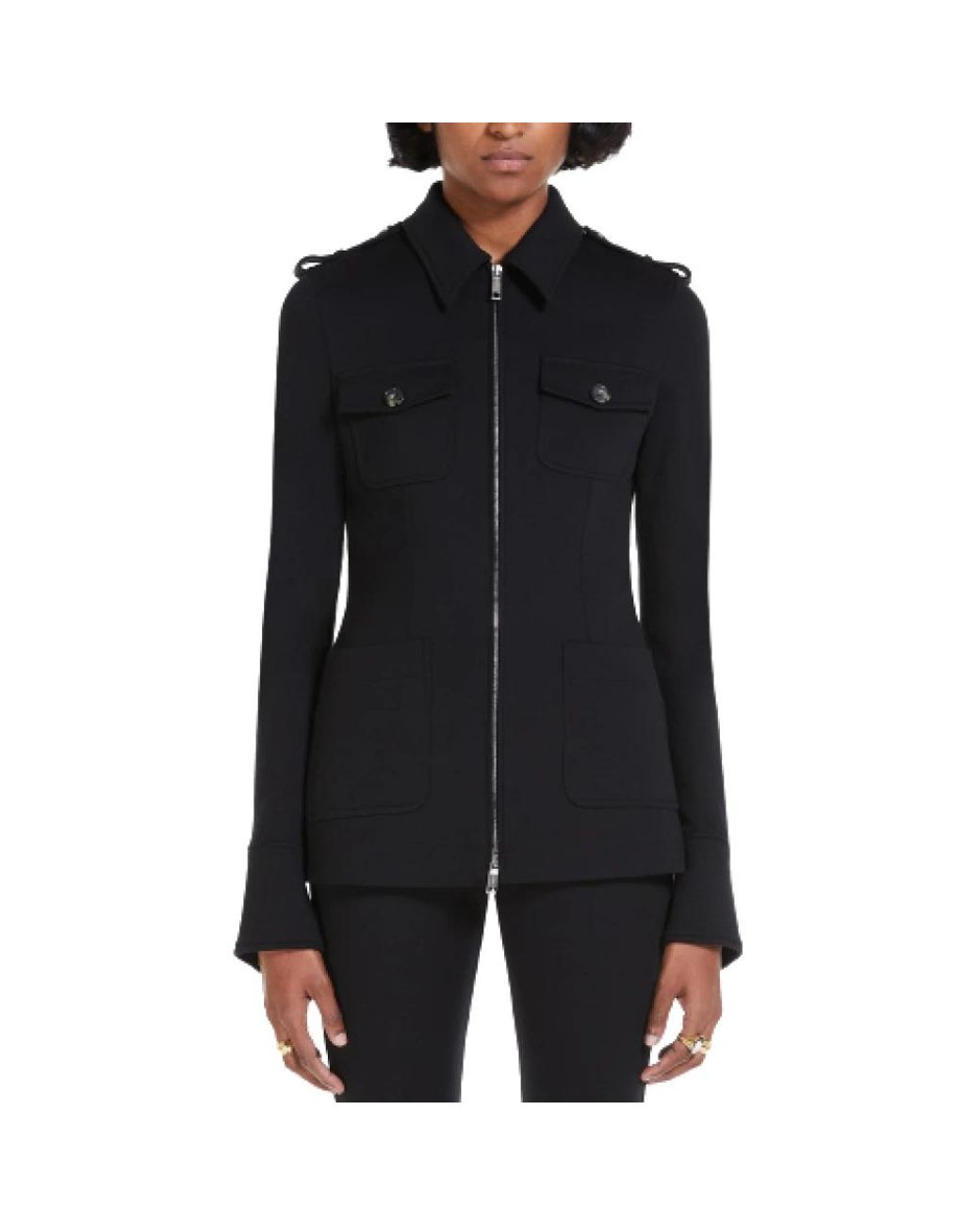 Sportmax Black Light Jackets