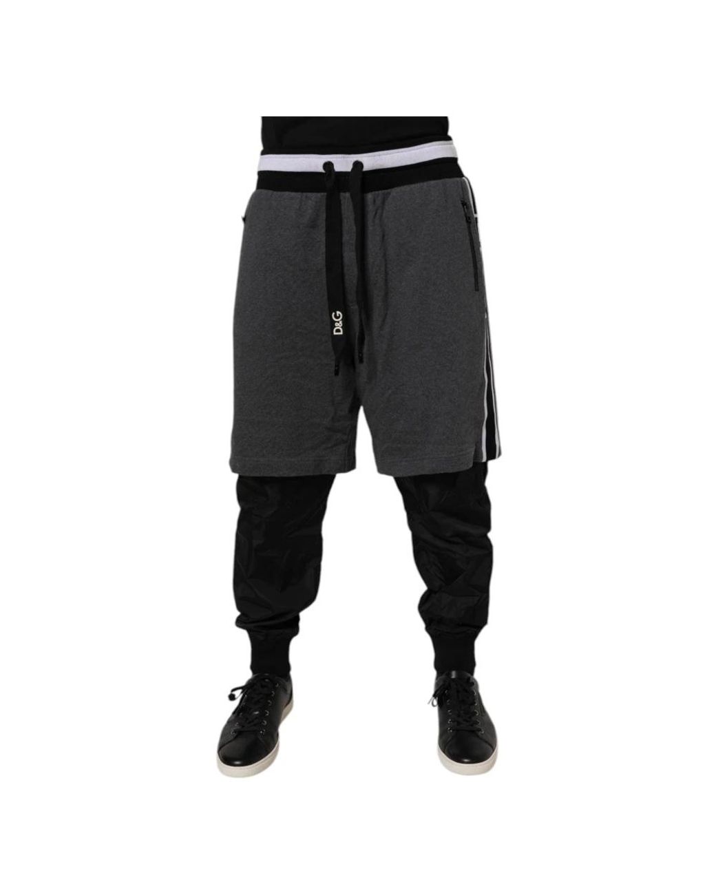 Dolce & Gabbana Black Casual Shorts for men