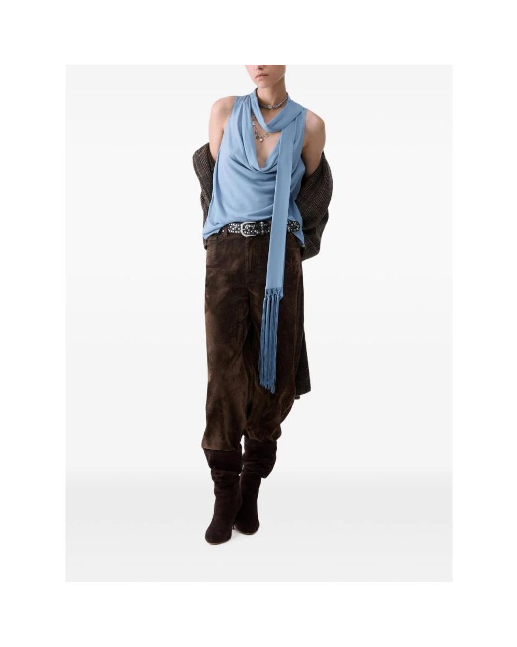 Liu Jo Blue Sleeveless Tops