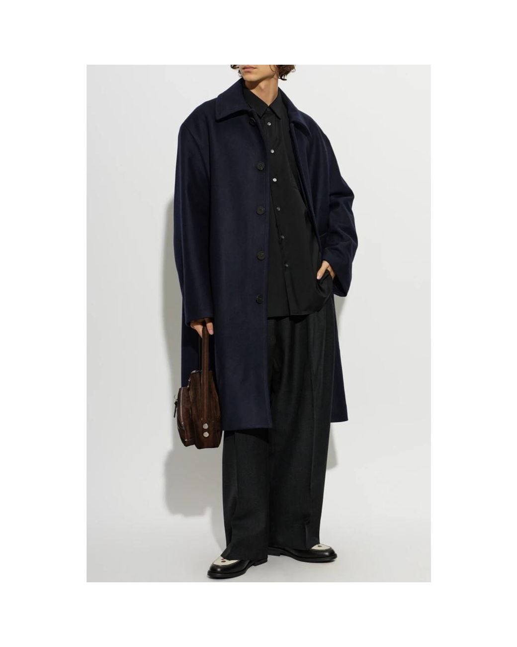 Single-Breasted Coats Studio Nicholson de hombre de color Blue