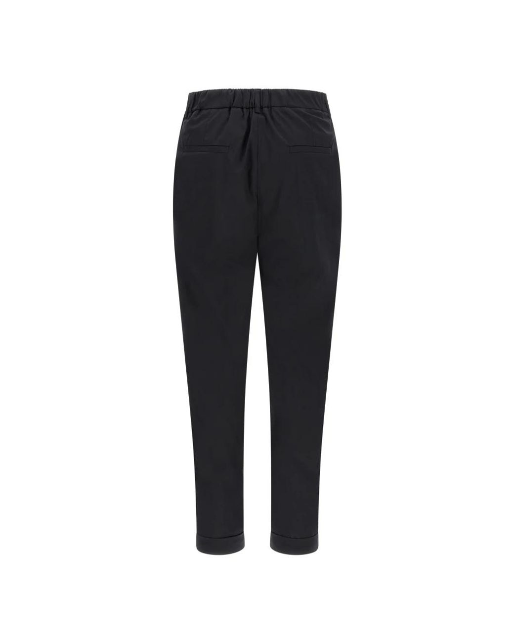 Tapered Trousers Kiton de color Black