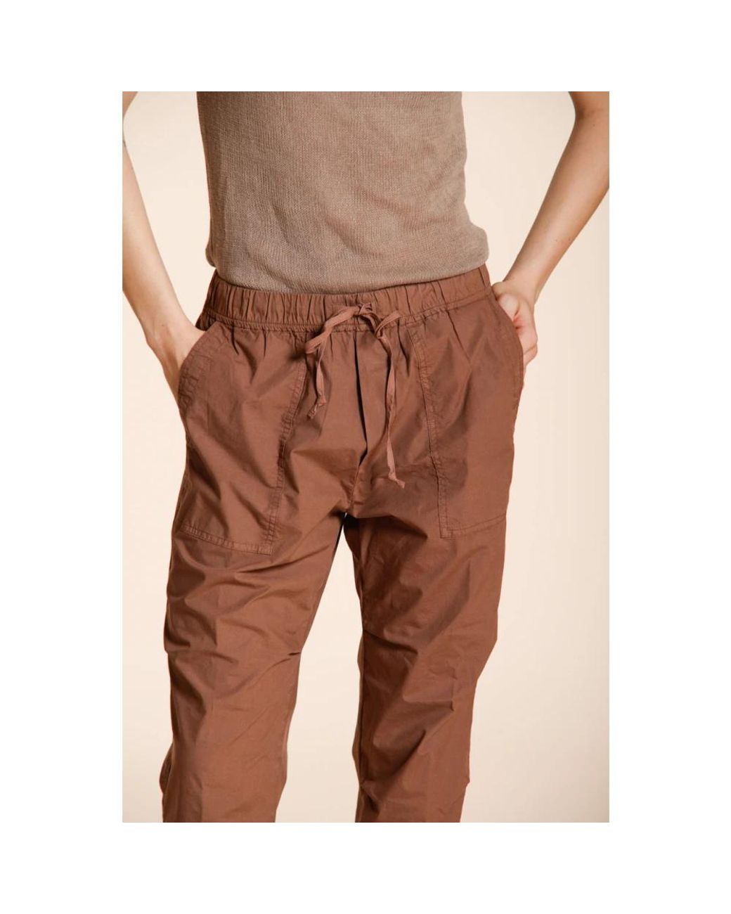 Mason's Brown Straight Trousers