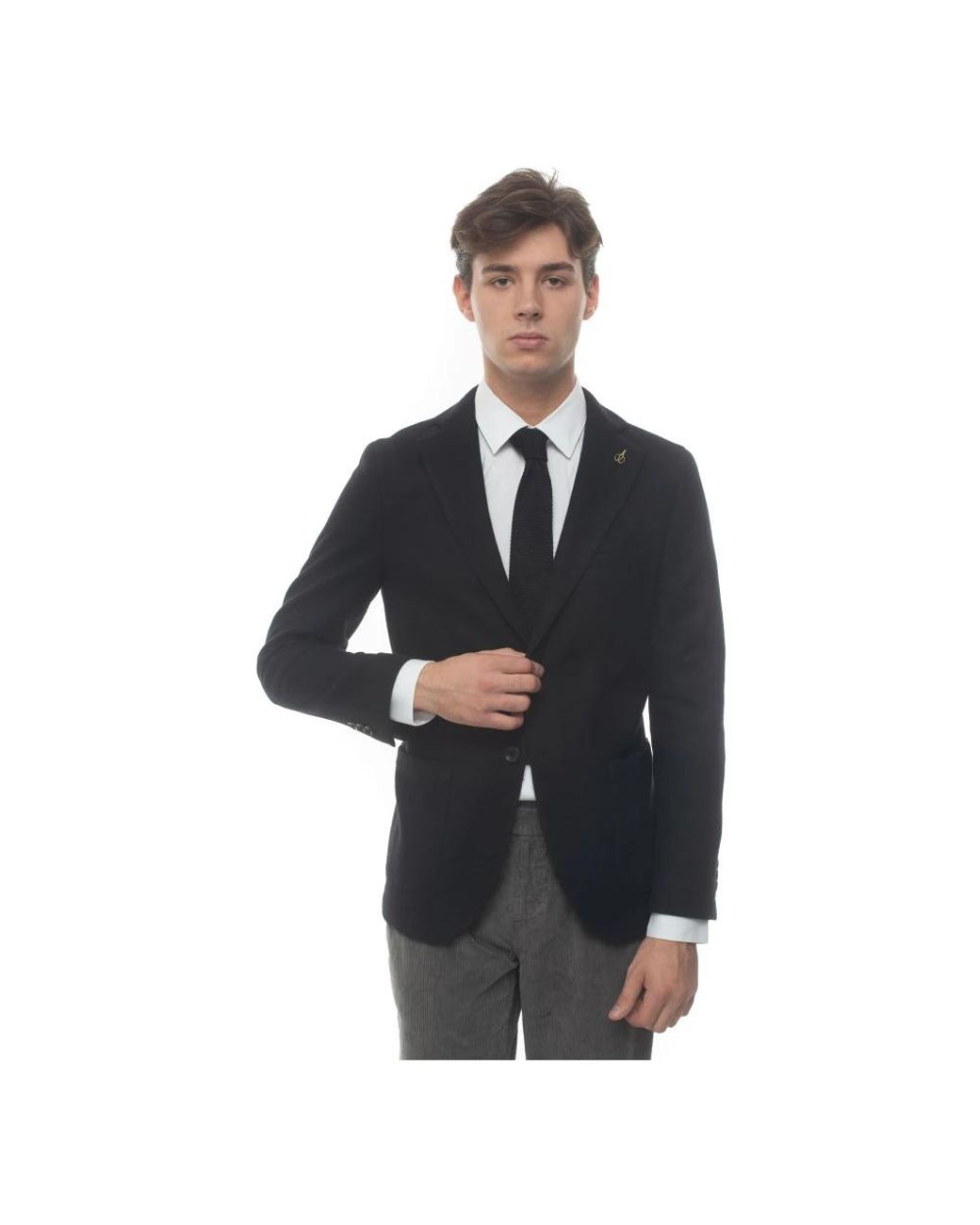 Paoloni Black Blazers for men
