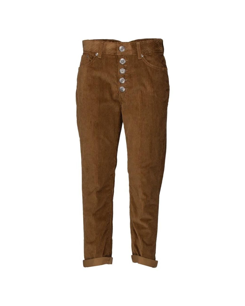 Dondup Brown Cropped Trousers