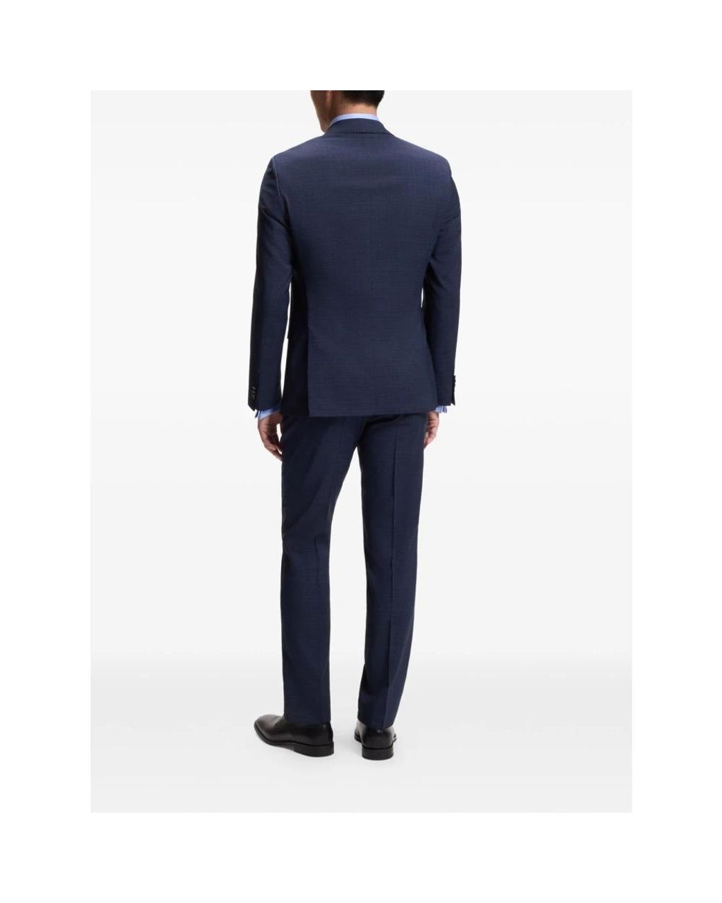 Single Breasted Suits Boss de hombre de color Blue
