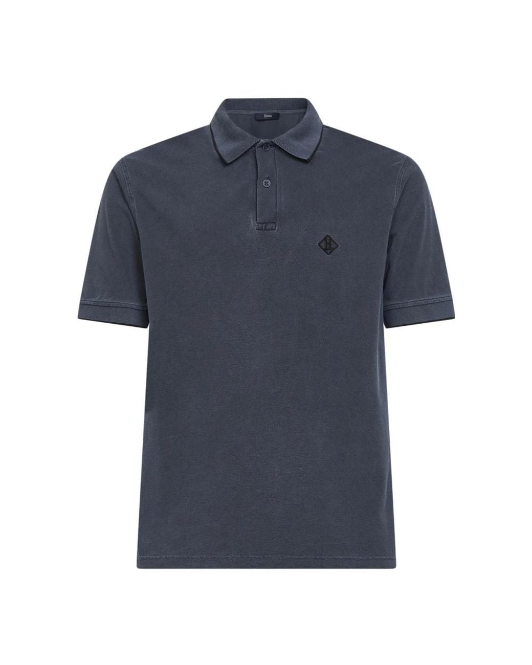 Herno Blue Polo Shirts for men