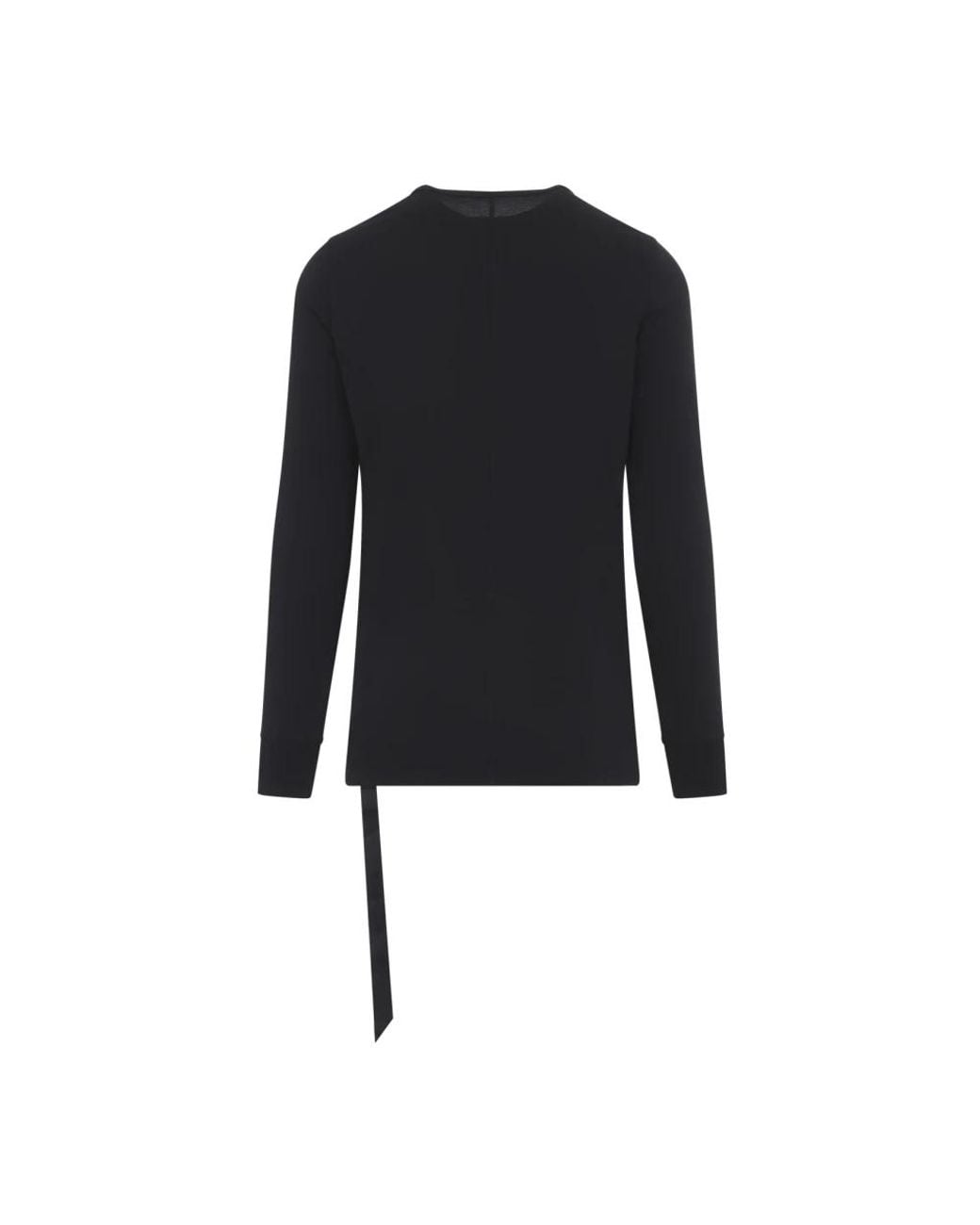 Rick Owens Black Long Sleeve T-Shirts for men