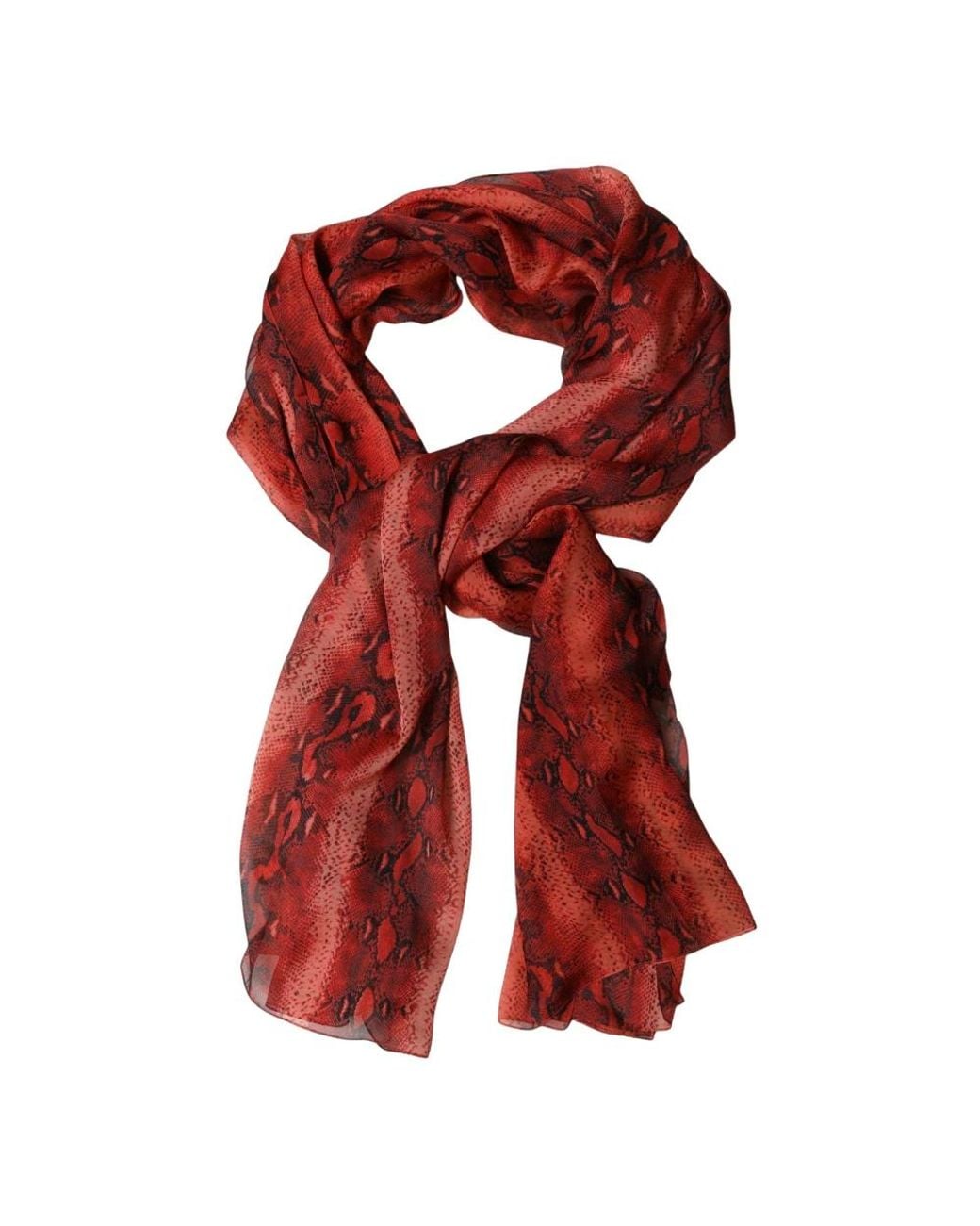 Dolce & Gabbana Red Silk Scarves