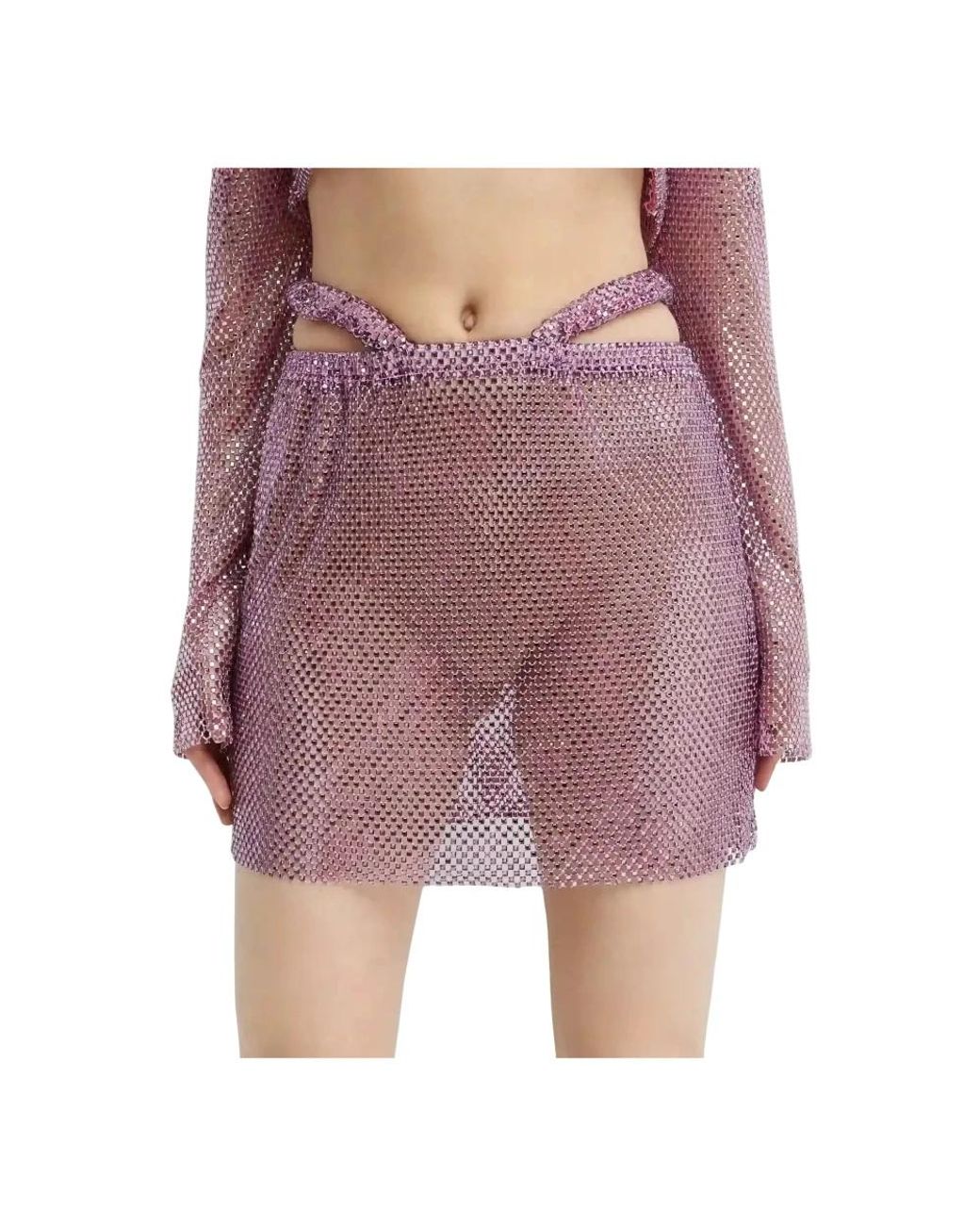 Santa Brands Purple Short Skirts