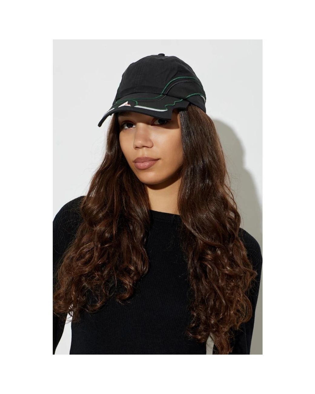 Roa Black Pursuit 6 Panel Cap