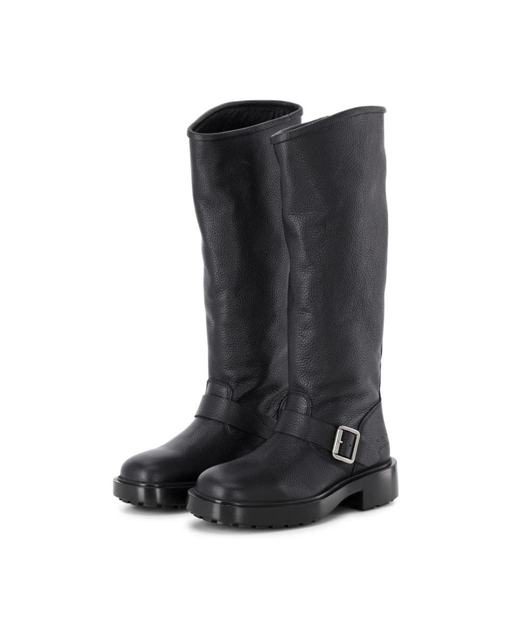 COPENHAGEN Black High Boots