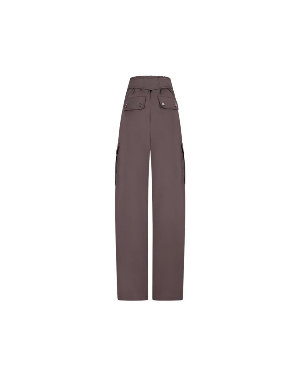 ANDAMANE Brown Straight Trousers