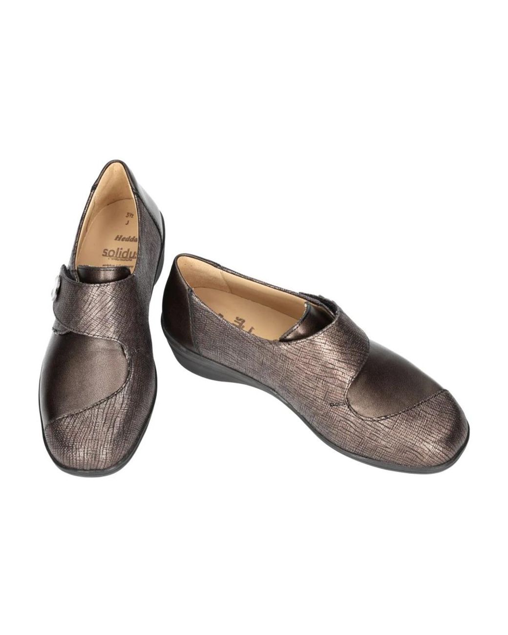 SOLIDUS Gray Hedda Moccasin