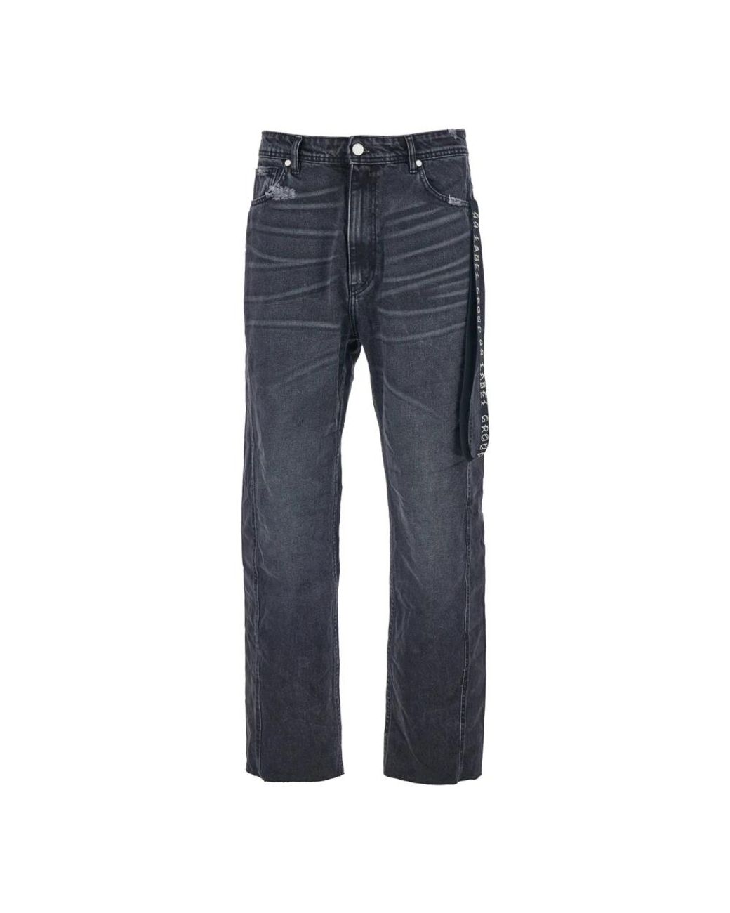 44 Label Group Straight Jeans in het Blue voor heren