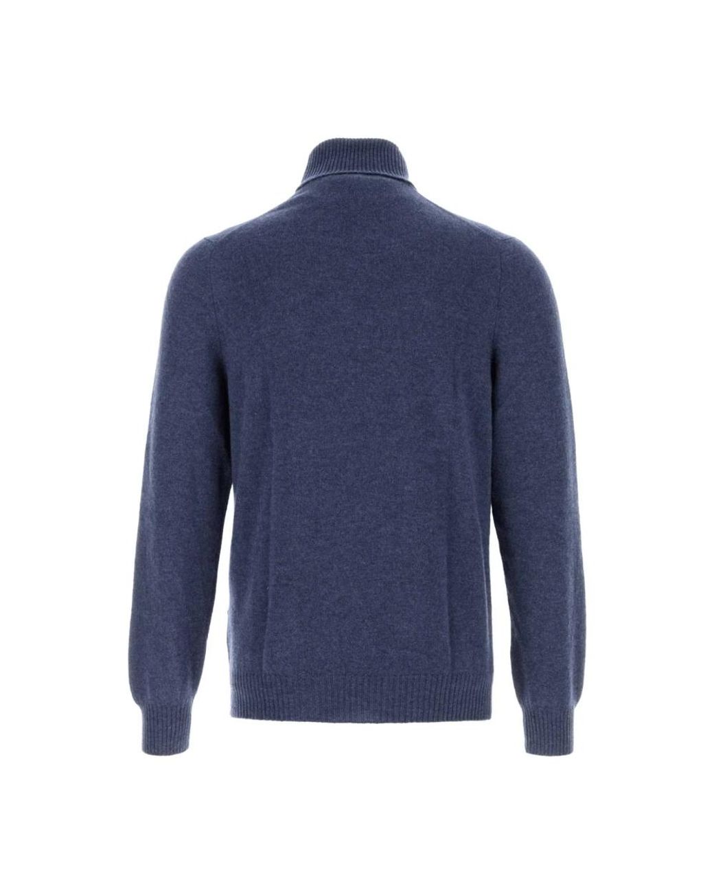 Fedeli Blue Cashmere Knitwear for men