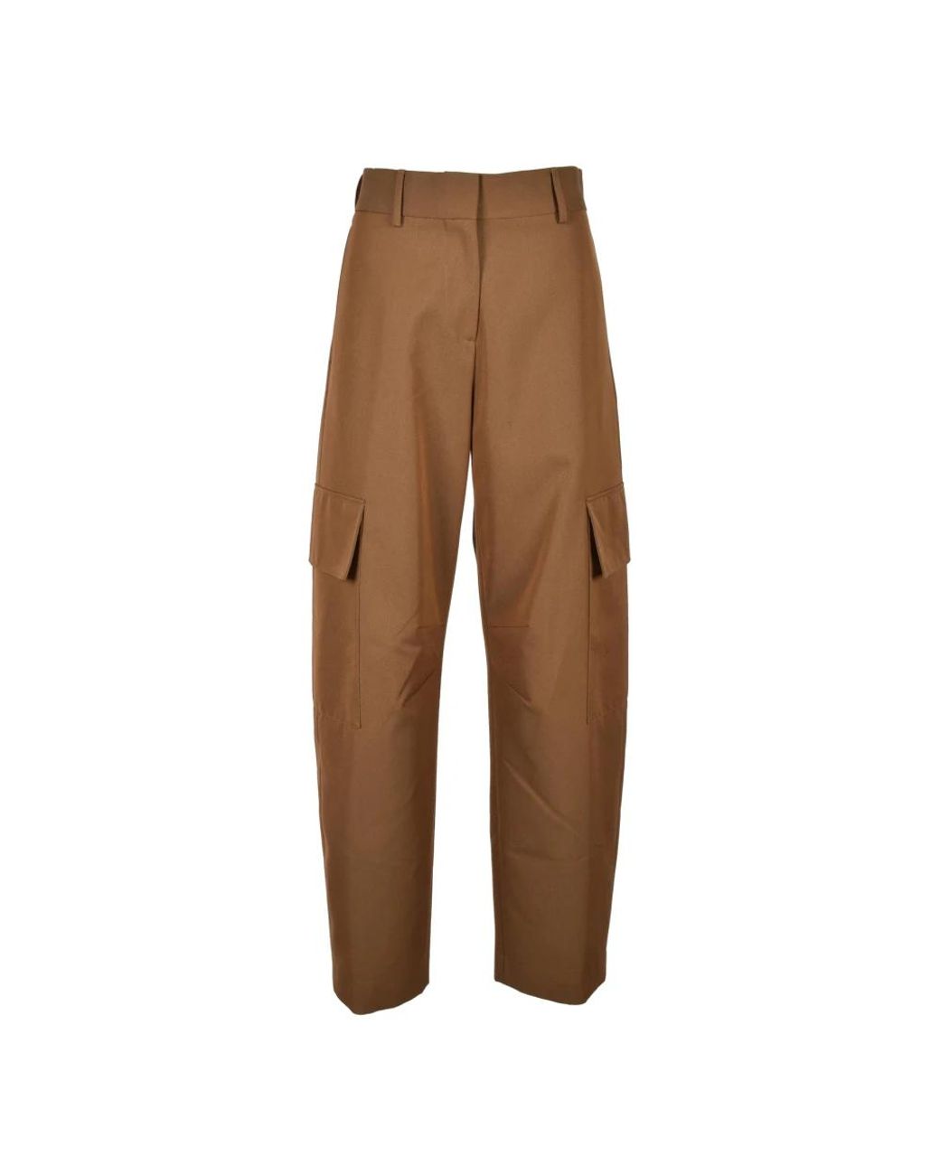 Palm Angels Brown Wide Trousers