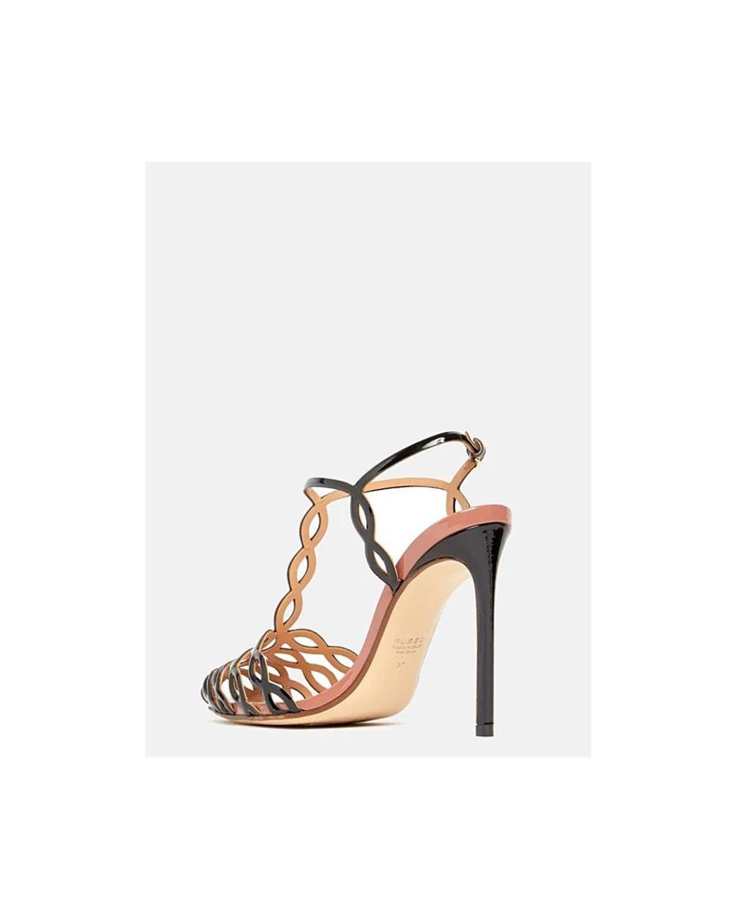 Francesco Russo Brown High Heel Sandals