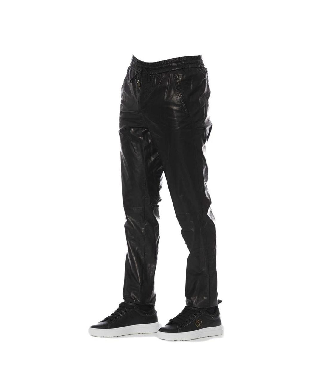 Trussardi Black Slim-Fit Trousers for men