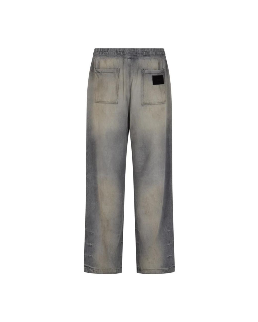 Amiri Gray Straight Jeans for men