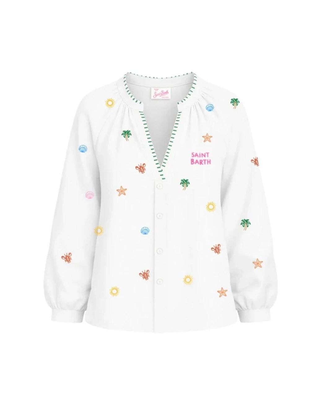 Blouses Mc2 Saint Barth en coloris White