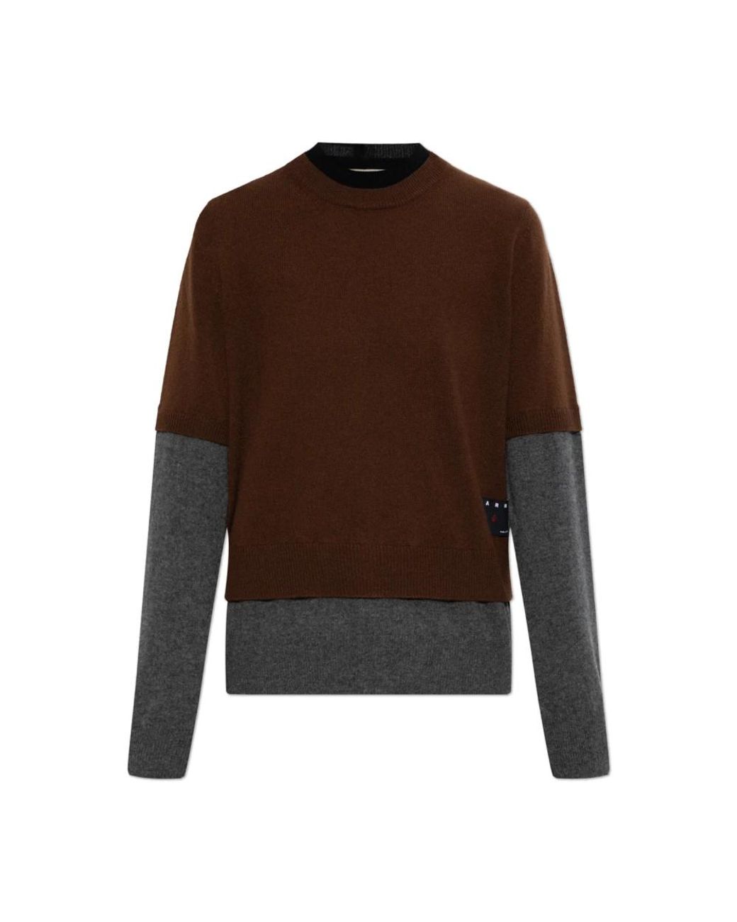 Marni Brown Cashmere Knitwear